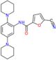 N-[2,5-bis(1-piperidyl)phenyl]-5-cyano-furan-2-carboxamide