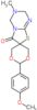 2-(4-methoxyphenyl)-3'-methyl-3',4'-dihydro-2'H-spiro[1,3-dioxane-5,7'-[1,3]thiazolo[3,2-a][1,3,...