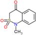 1-methyl-1H-2,1-benzothiazin-4(3H)-one 2,2-dioxide