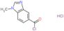 1-methylbenzimidazole-5-carbonyl chloride hydrochloride