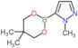 5-(5,5-dimethyl-1,3,2-dioxaborinan-2-yl)-1-methyl-pyrazole
