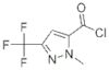 1H-Pyrazole-5-carbonyl chloride, 1-methyl-3-(trifluoromethyl)- (9CI)