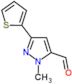 1-methyl-3-thiophen-2-yl-1H-pyrazole-5-carbaldehyde