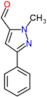 1-methyl-3-phenyl-1H-pyrazole-5-carbaldehyde