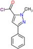 1-methyl-3-phenyl-1H-pyrazole-5-carbonyl chloride