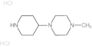 Piperazine, 1-methyl-4-(4-piperidinyl)-, hydrochloride (1:2)