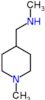 N-methyl-1-(1-methylpiperidin-4-yl)methanamine