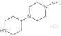 Piperazine, 1-methyl-4-(4-piperidinyl)-, hydrochloride (1:1)