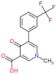 1-methyl-4-oxo-5-[3-(trifluoromethyl)phenyl]-1,4-dihydropyridine-3-carboxylic acid