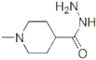 4-Piperidinecarboxylicacid,1-methyl-,hydrazide(9CI)