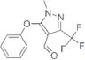 1-Methyl-5-phenoxy-3-(trifluoromethyl)-1H-pyrazole-4-carboxaldehyde 97%