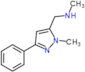 N-methyl-1-(1-methyl-3-phenyl-1H-pyrazol-5-yl)methanamine