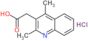 (2,4-dimethylquinolin-3-yl)acetic acid hydrochloride