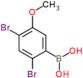 (2,4-dibromo-5-methoxy-phenyl)boronic acid