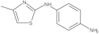 N<sup>1</sup>-(4-Methyl-2-thiazolyl)-1,4-benzenediamine