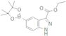 1H-Indazole-3-carboxylic acid, 5-(4,4,5,5-tetramethyl-1,3,2-dioxaborolan-2-yl)-, ethyl ester