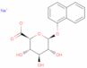 β-D-Glucopyranosiduronic acid, 1-naphthalenyl, monosodium salt