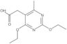 2,4-Diethoxy-6-methyl-5-pyrimidineacetic acid