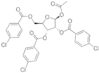 1-O-Acetyl-2,3,5-tri-O-(4-chlorobenzoyl)-beta-D-ribofuranose