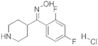 2,4-Difluorophenyl-(4-piperidinyl)methanone oxime hydrochloride