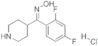 Metanona, (2,4-difluorofenil)-4-piperidinil-, oxima, clorhidrato (1:1)