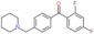 (2,4-difluorophenyl)-[4-(1-piperidylmethyl)phenyl]methanone