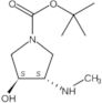 1,1-Dimethylethyl (3S,4S)-3-hydroxy-4-(methylamino)-1-pyrrolidinecarboxylate