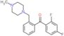 Methanone, (2,4-difluorophenyl)[2-[(4-methyl-1-piperazinyl)methyl]phenyl]-