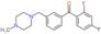 (2,4-difluorophenyl)-[3-[(4-methylpiperazin-1-yl)methyl]phenyl]methanone