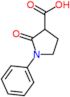 2-oxo-1-phenylpyrrolidine-3-carboxylic acid
