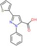 1-phenyl-3-thiophen-2-yl-1H-pyrazole-5-carboxylic acid