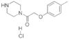 1-[(4-methylphenoxy)acetyl]piperazine hydrochloride