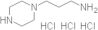 1-Piperazinepropanamine, hydrochloride (1:3)