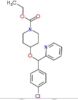 ethyl 4-[(4-chlorophenyl)-(2-pyridyl)methoxy]piperidine-1-carboxylate