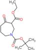 O1-tert-butyl O3-ethyl 4-oxoazepane-1,3-dicarboxylate