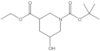 1-(1,1-Dimethylethyl) 3-ethyl 5-hydroxy-1,3-piperidinedicarboxylate
