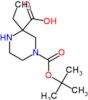 4-tert-butoxycarbonyl-2-ethyl-piperazine-2-carboxylic acid