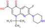 1-tert-butyl-6-fluoro-4-oxo-7-(piperazin-1-yl)-1,4-dihydro-1,8-naphthyridine-3-carboxylic acid