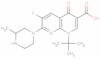 1-tert-Butyl-6-fluoro-7-(-3-methyl-piperazin-1-yl)-4-oxo-1,4-dihydro-[ 1,8]naphthyridine-3-carbo...