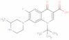 1-tert-Butyl-6-fluoro-7-(3-methyl-piperazin-1-yl)-4-oxo-1,4-dihydro-qu inoline-3-carboxylic acid