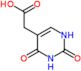 (2,4-dioxo-1,2,3,4-tetrahydropyrimidin-5-yl)acetic acid