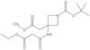 Methyl 1-[(1,1-dimethylethoxy)carbonyl]-3-[(3-ethoxy-1,3-dioxopropyl)amino]-3-azetidineacetate