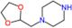 1-(1,3-dioxolan-2-ylmethyl)piperazine