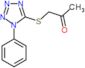 1-[(1-phenyl-1H-tetrazol-5-yl)sulfanyl]propan-2-one