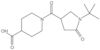 1-[[1-(1,1-Dimethylethyl)-5-oxo-3-pyrrolidinyl]carbonyl]-4-piperidinecarboxylic acid