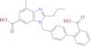 4'-[2-n-propyl-4-methyl-6-hydroxycarbonyl-benzimidazol-1-yl]-methyl-biphenyl-2-carboxylic acid