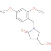 2-Pyrrolidinone, 1-[(2,4-dimethoxyphenyl)methyl]-4-(hydroxymethyl)-