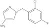1-[(2-Chloro-4-fluorophenyl)methyl]-1H-pyrazol-4-amine