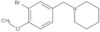 Piperidine, 1-[(3-bromo-4-methoxyphenyl)methyl]-