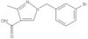 1-[(3-Bromophenyl)methyl]-3-methyl-1H-pyrazole-4-carboxylic acid